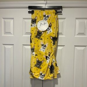 French Bulldog throw blanket